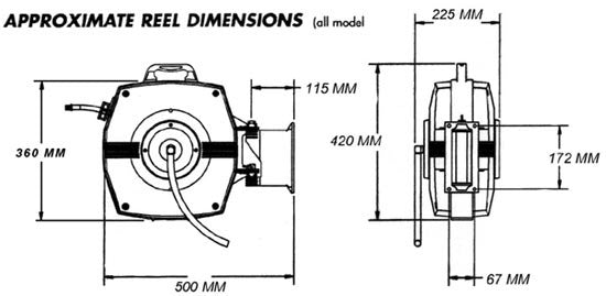 RC3000 SERIES SAFETY BARRIER TAPE REEL