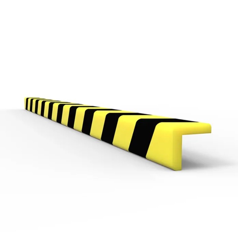 ANTI COLLISION STRIP 1M POLYURETHANE - BLACK / YELLOW