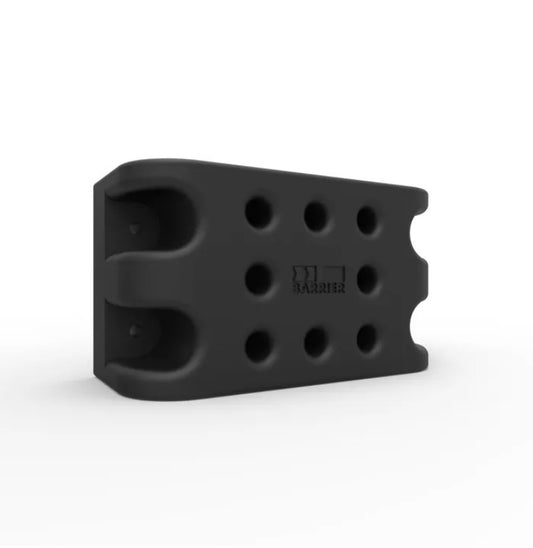 DOCK-SAFE-Q PANEL RECEIVER - MOULDED RUBBER - BLACK