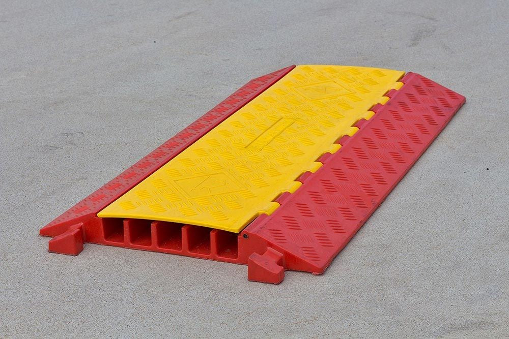 CABLE PROTECTOR - POLYURETHANE WITH LID - VARIOUS SIZES
