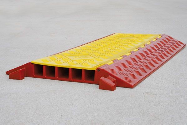 CABLE PROTECTOR - POLYURETHANE WITH LID - VARIOUS SIZES