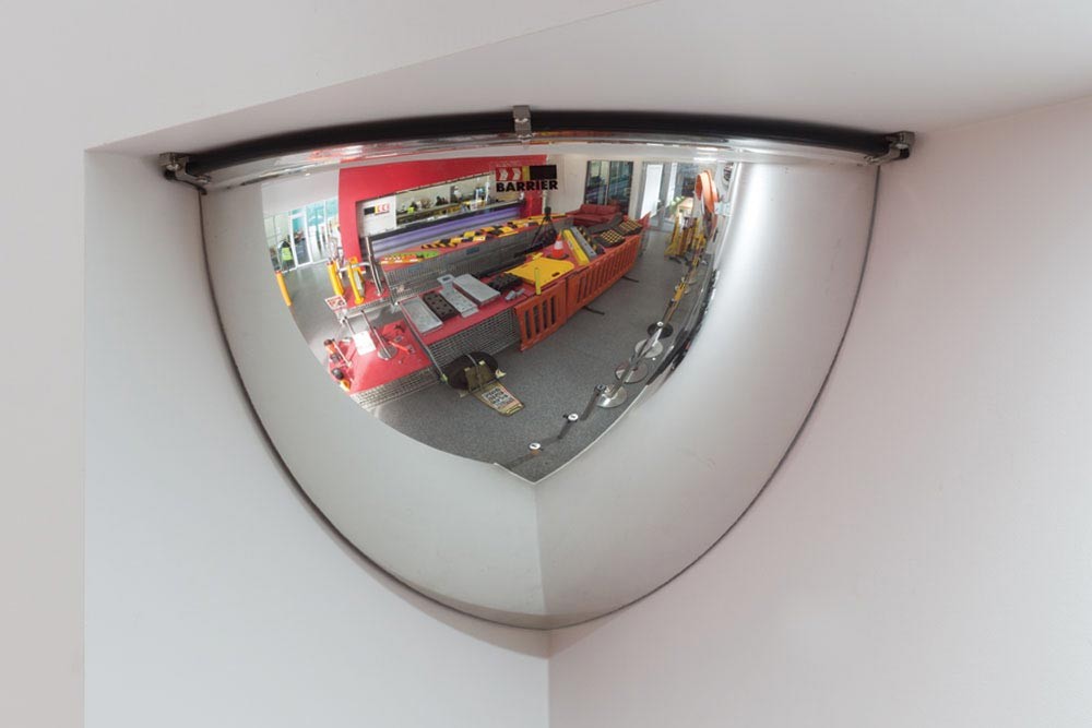 CORNER DOME SAFETY MIRROR 700mm- INDOOR