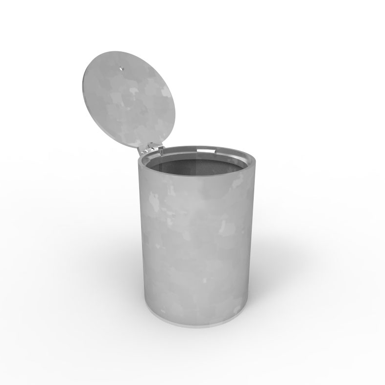 Cam-lok Removable Bollard 140mm Core Drilled Sleeve – Stainless Steel Lid
