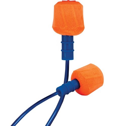 POWERSOFT EZ-TWIST HYBRID EARPLUGS CORDED BOX of 100