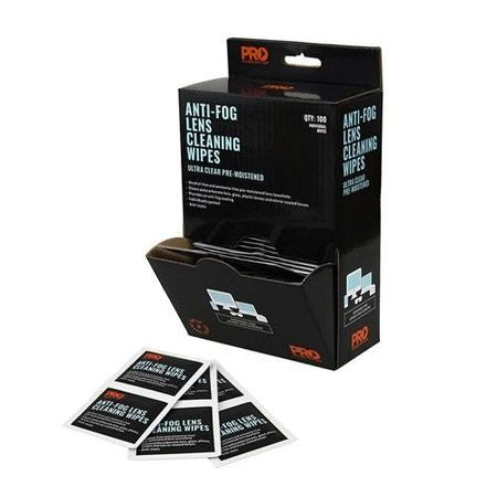 PROCHOICE ANTI-FOG LENS WIPES - BOX OF 100