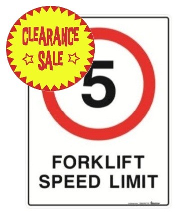 5 FORKLIFT SPEED LIMIT