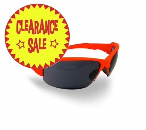 PROCHOICE Safety Glasses Throttle Hi Vis Orange Spec Smoke Lens