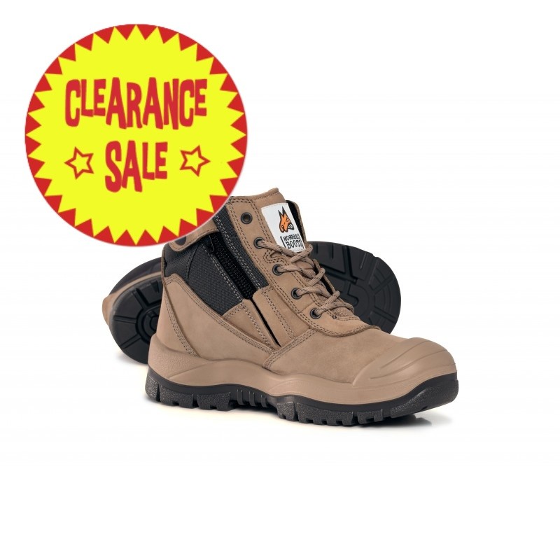 MONGREL STONE ZIPSIDER BOOT W/ SCUFF CAP 2019