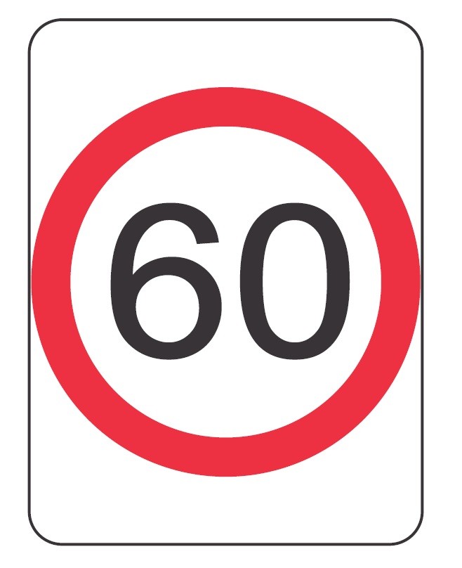 60 KPH SPEED LIMIT