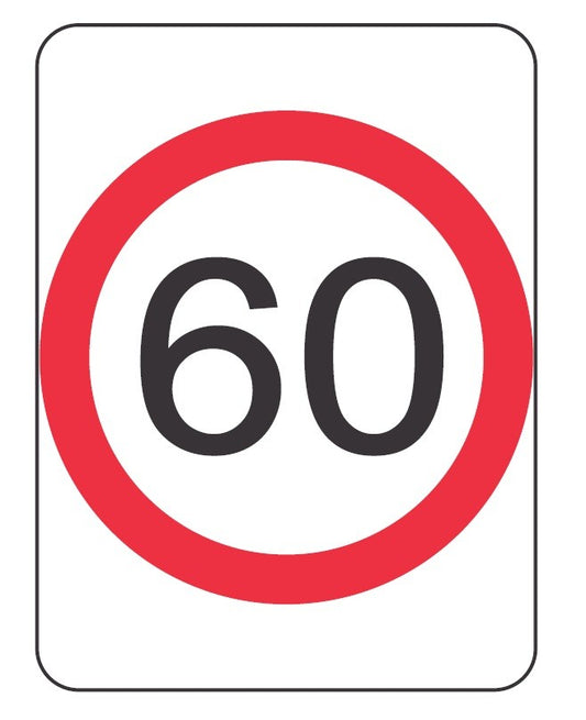 60 KPH SPEED LIMIT