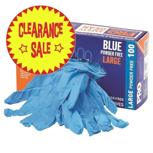 PROCHOICE DISPOSABLE NITRILE POWDER FREE GLOVE - BOX OF 100